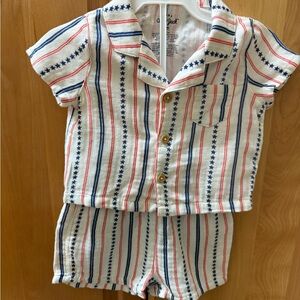 Cat & Jack Red, Blue, and White Kids Matching Set